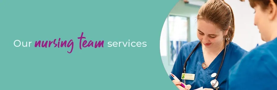 Nurse Clinics available at Shires Vets